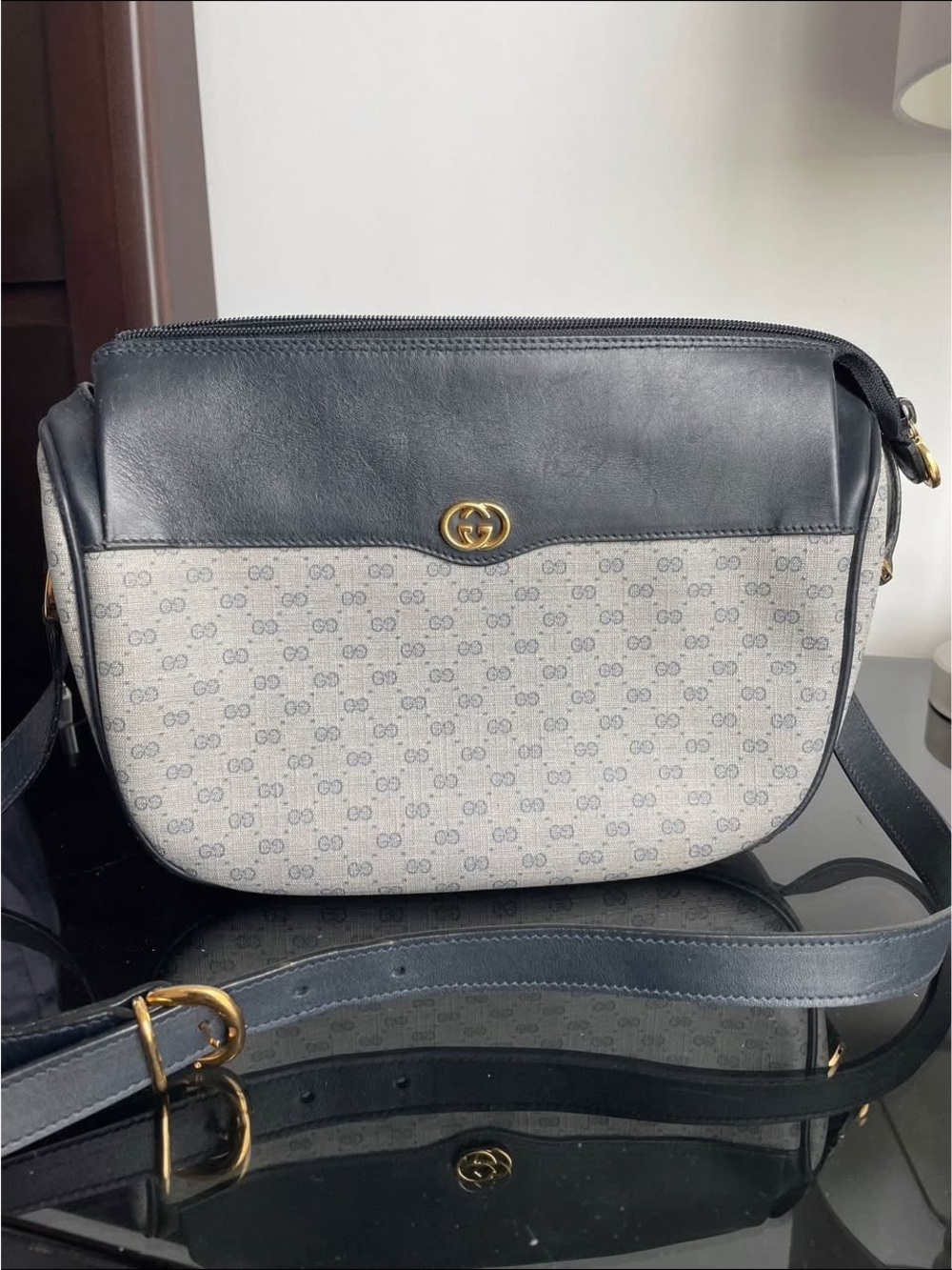 Vintage Blue Crossbody bag